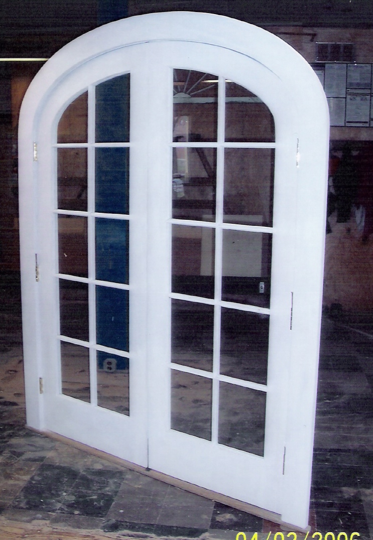 Arch Top Doors Custom Made Built Wood Interior Exterior